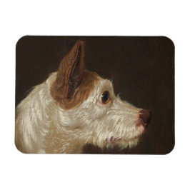 Terrier Dog's Head (von James Ward) Magnet