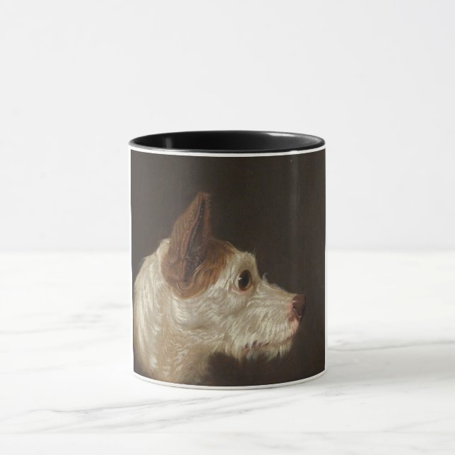 Terrier Dog's Head (von James Ward) Tasse (Zentrum)