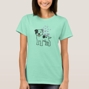 Terrier-Liebe Staffordshires Stier T-Shirt
