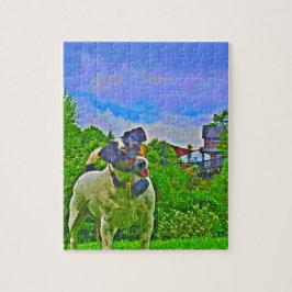 Terrier-Puzzlespiel Puzzle