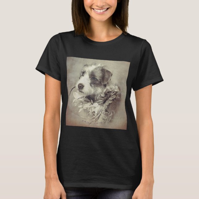 Terrier-Welpe T-Shirt (Vorderseite)