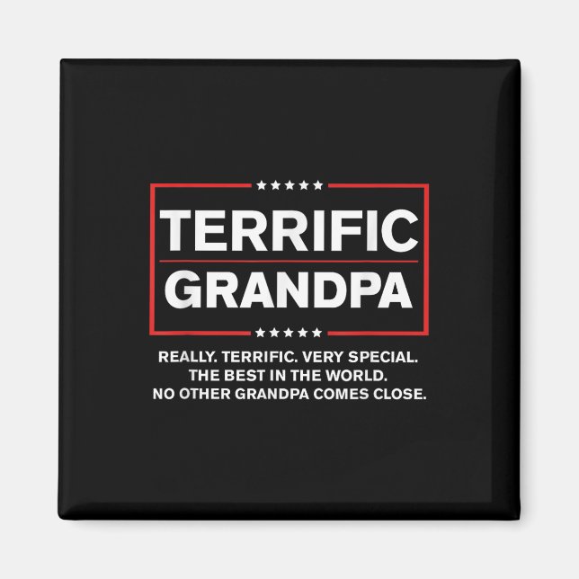 Terrific Opa - Funny Donald Trump Campaign Magnet (Vorne)