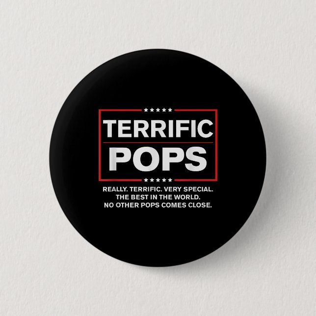 Terrific Pops - Funny Donald Trump 2020 Unterstütz Button (Vorderseite)