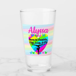 TERRIFIC TUMBLING GYMNASTICS DESIGN GLAS