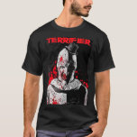 Terrifier movie horror poster art 645 T-Shirt<br><div class="desc">Terrifier movie horror poster art 645</div>