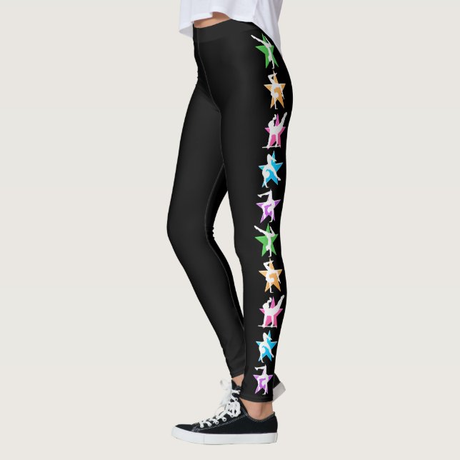 TERRIFIZIERTE GYMNASTIK LEGGINGS (Links)