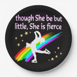 TERRIFIZIERTER UND TALENTIERTER FIGURE-SKATER PAPPTELLER