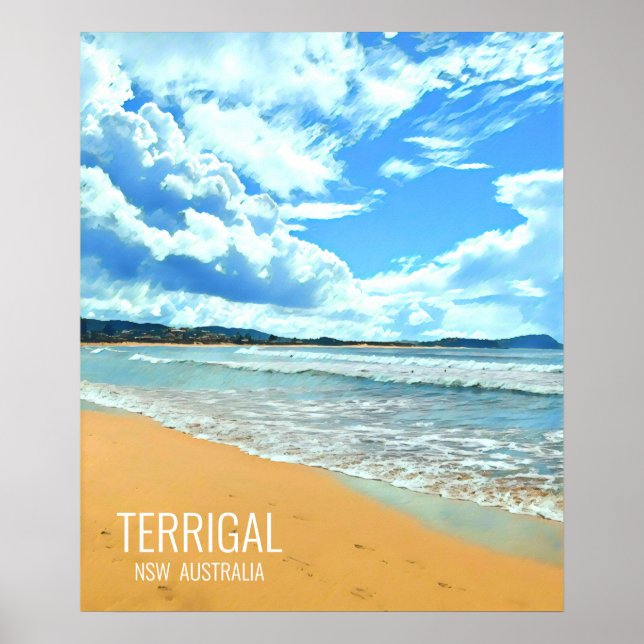 Terrigal Central Coast NSW Australien Poster (Vorne)