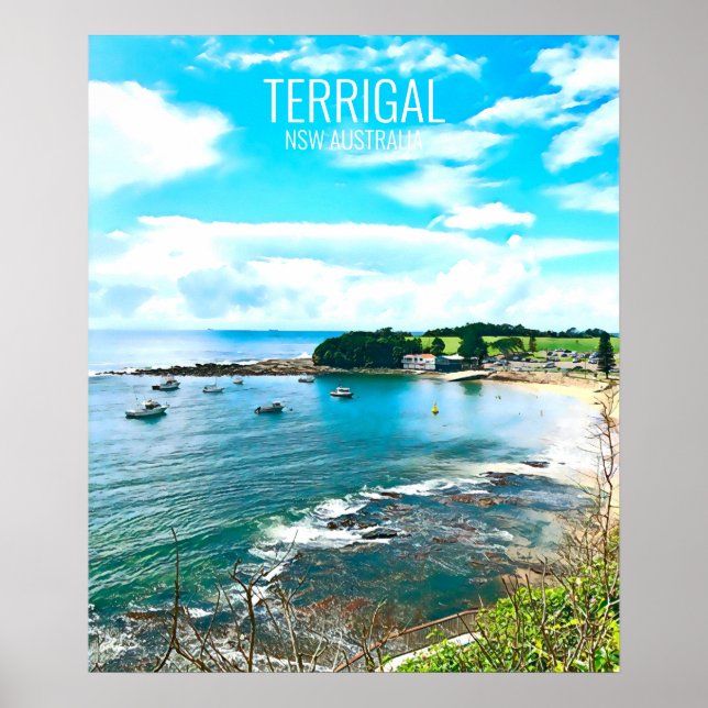 Terrigal Central Coast NSW Australien Poster (Vorne)