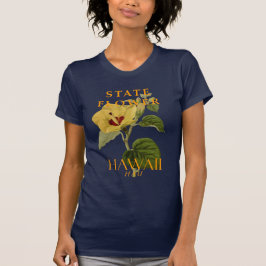 Territoriale Blume Hawaii Hibiskus tiliaceus T-Shirt
