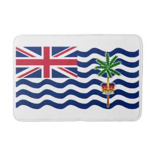 Territorialflagge des Britischen Indischen Ozeans Badematte