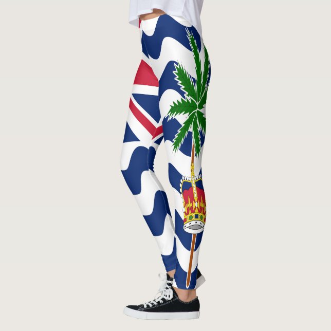 Territorialflagge des Britischen Indischen Ozeans Leggings (Links)