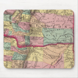 Territorium Oregon und Washington Mousepad