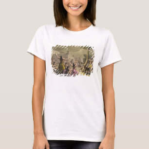Terror des Peruaners während einer Eklipse des m T-Shirt
