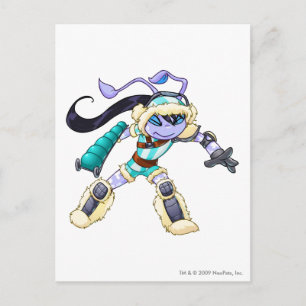 Terror Mountine Team Captain 2 Postkarte