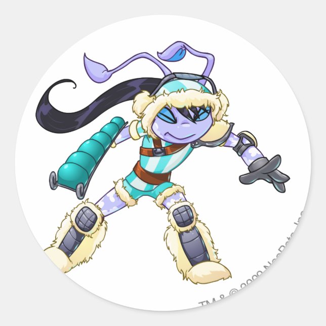 Terror Mountine Team Captain 2 Runder Aufkleber (Vorderseite)