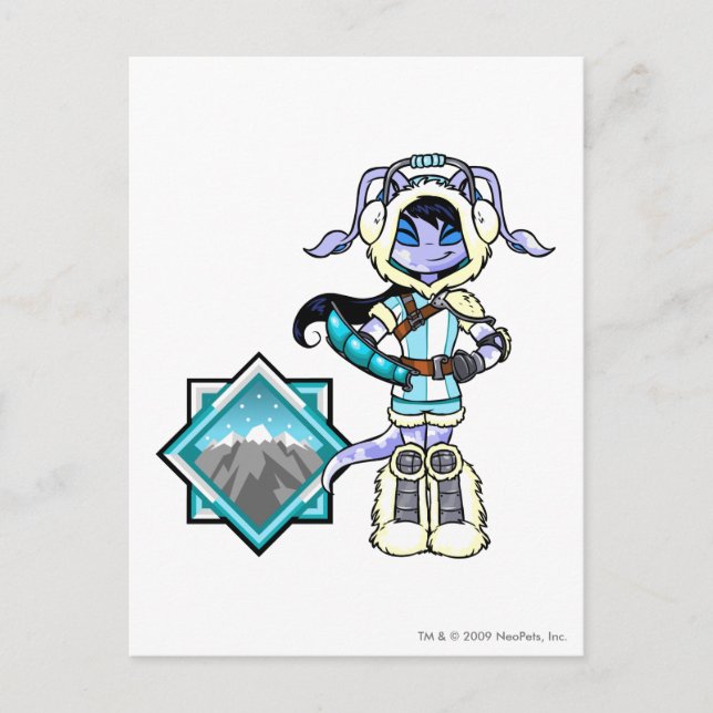 Terror Mountine Team Kapitän 1 Postkarte (Vorderseite)