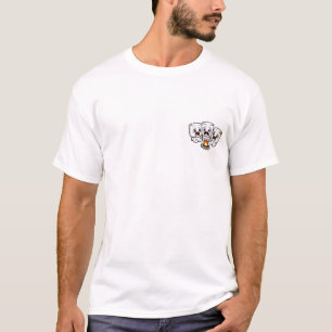 Terror-Trio der Marshmallows in Panik um ein Lager T-Shirt
