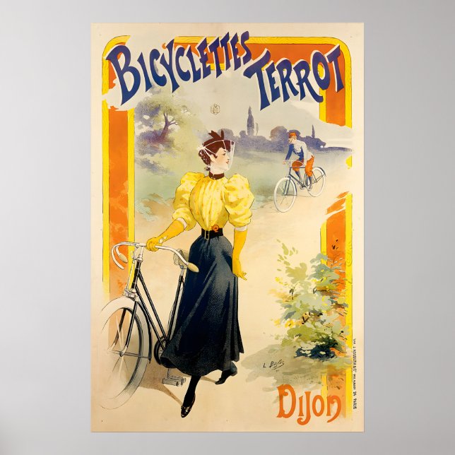 Terrot Fahrräder Vintage Fahrradplakat Poster (Vorne)