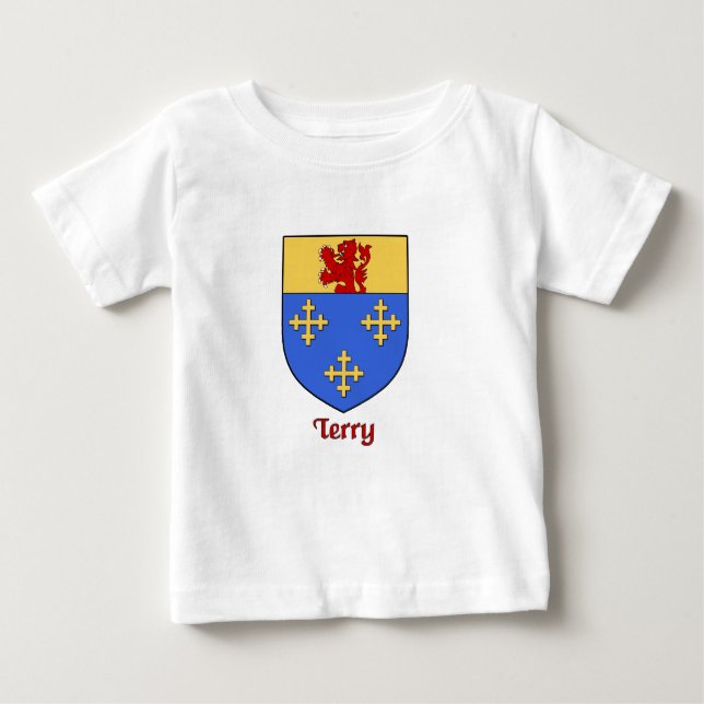 Terry Family Shield Baby T-shirt (Vorderseite)
