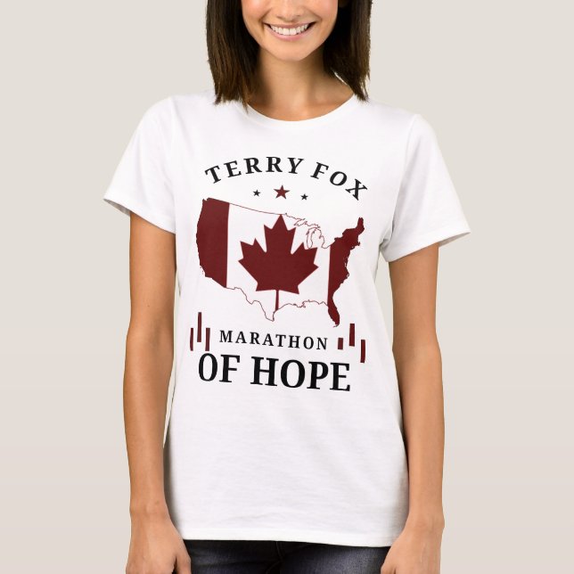 TERRY FOX MARATHON DER HOFFNUNG T-Shirt (Vorderseite)