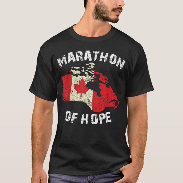 Terry Fox Marathon of Hope Canada Marathon T-Shirt (Vorderseite)