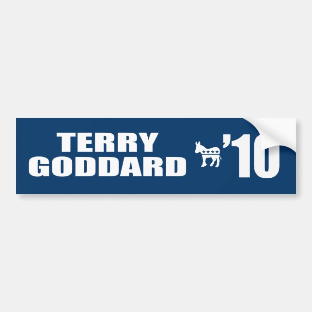 TERRY GODDARD FÜR GOUVERNEUR AUTOAUFKLEBER (Vorne)