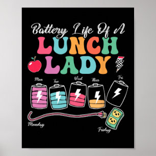 Terry Leben einer Schul-Cafeteria-Dame Zurück zur Poster
