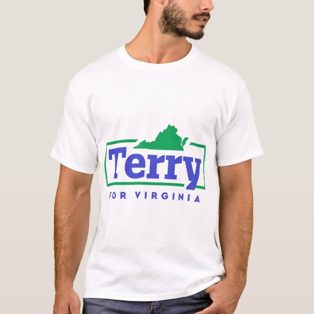 Terry McAuliffe für den Gouverneur von Virginia T-Shirt (Vorderseite)
