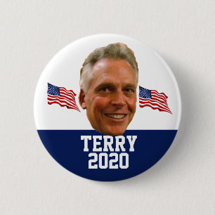Terry McAuliffe für Präsidenten Button