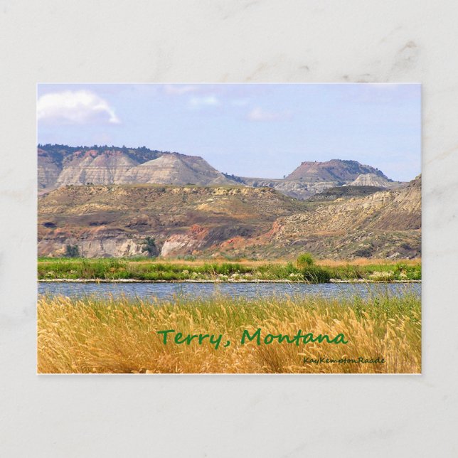 Terry, Montana Postkarte (Vorderseite)