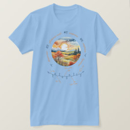 TERRY Peptid, Moon 1 w/custom text, hell T-Shirt