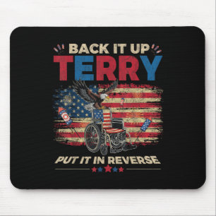 Terry zurücksetzen Rückwärtsgang Feuerwerk Lustig Mousepad