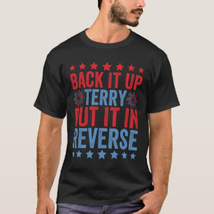 Terry zurücksetzen Rückwärtsgang Feuerwerk Lustig T-Shirt