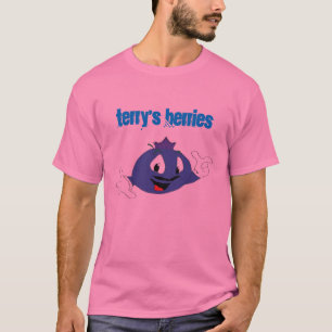 Terrys Beeren-ursprüngliches Rosa T-Shirt