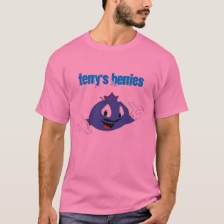 Terrys Beeren-ursprüngliches Rosa T-Shirt