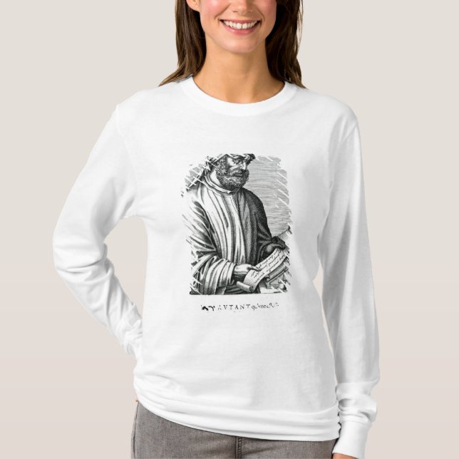 Tertullian, Illustration von Andre Thevets T-Shirt (Vorderseite)