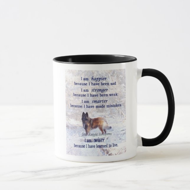 Tervuren Tasse; Inspirierend Zitat Tasse (Rechts)