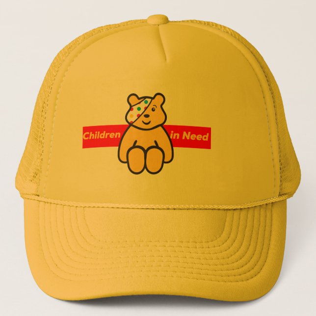 Tesco pudsey bear Cap Truckerkappe (Vorderseite)