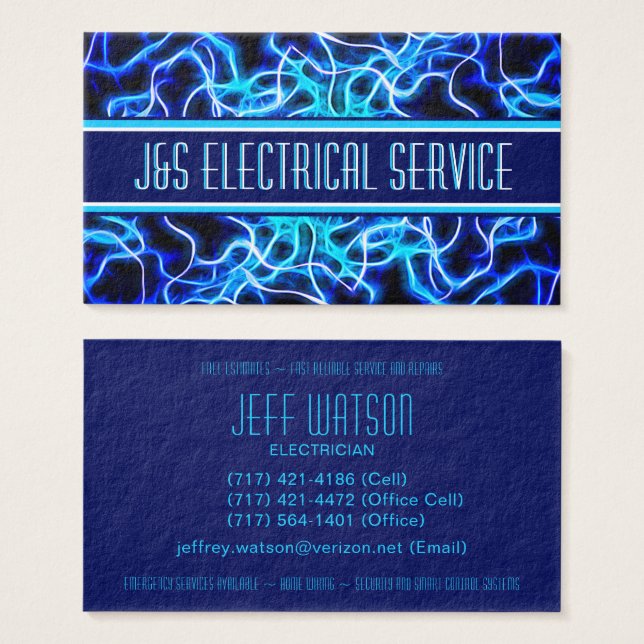 Tesla Coil Lightning Electrician Zuhause Automatio (Vorne & Hinten)