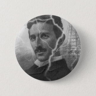 Tesla, der Blitz-Mann Button