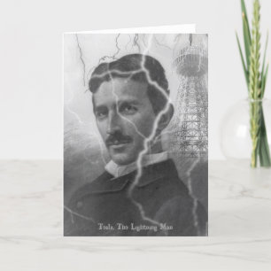 Tesla, der Blitz-Mann Karte
