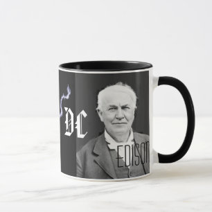 Tesla gegen Edison Tasse