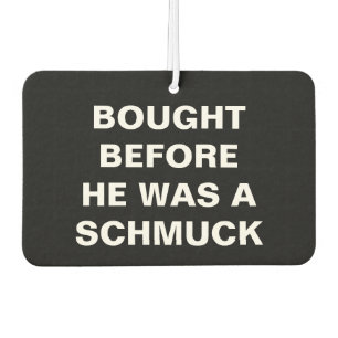 Tesla - gekauft, bevor er ein Schmuck war - schwar Autolufterfrischer