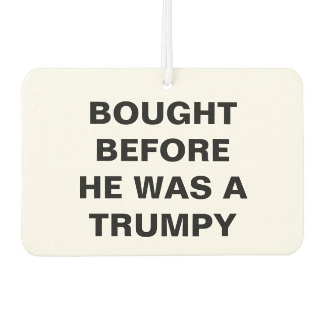 Tesla - Kerkert, bevor er eine Trumpe war Autolufterfrischer (Vorderseite)