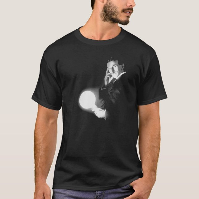 Tesla Licht T-Shirt (Vorderseite)