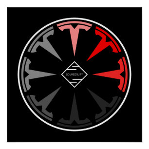 Tesla-Logo Poster