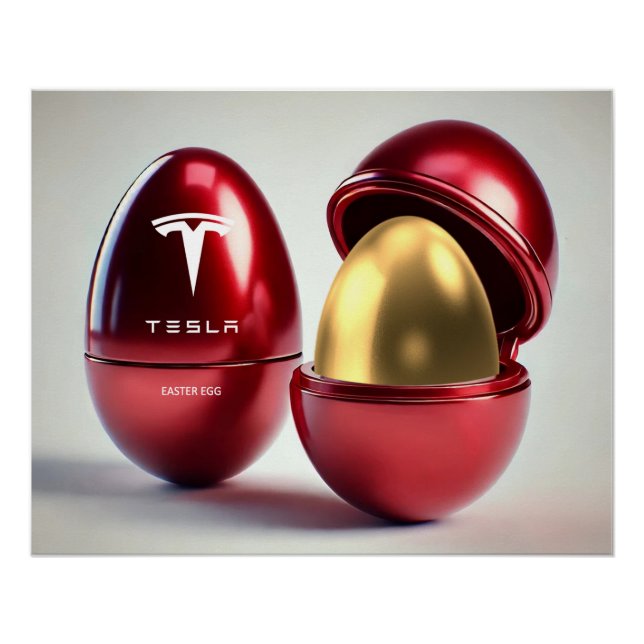 Tesla-Ostereier Poster (Vorderseite)