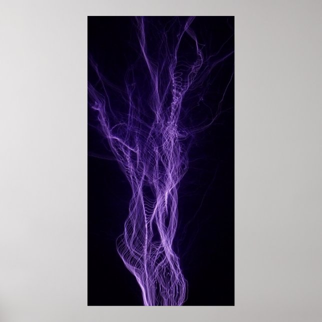 Tesla Powered Lightning Poster (Vorne)