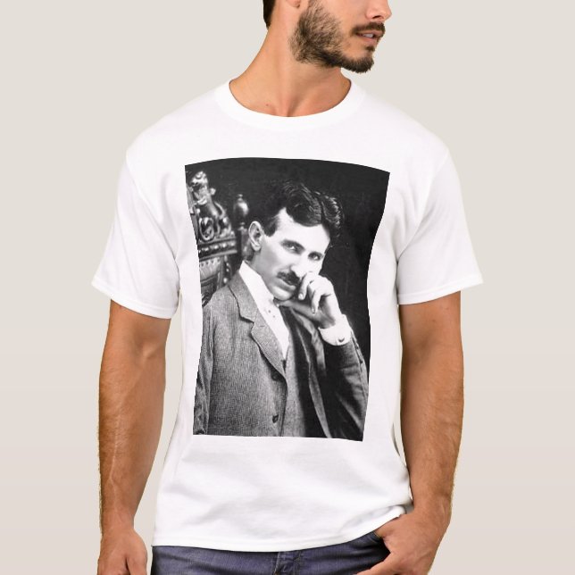 Tesla schlägt Edison T-Shirt (Vorderseite)